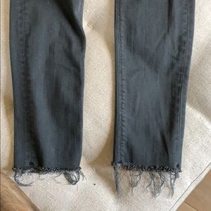 Hudson black distressed jeans